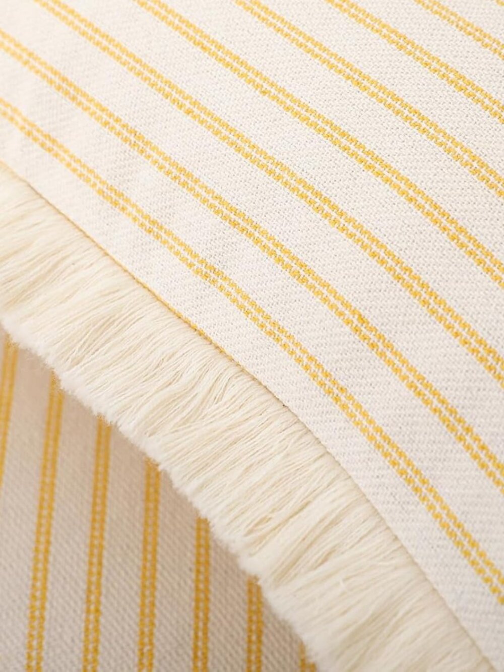 Yellow Boho Throw Pillow Covers — Set of 4 | 18x18